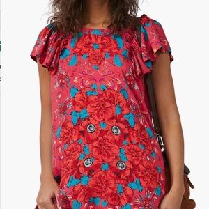 Free People Yara Patterned Dress